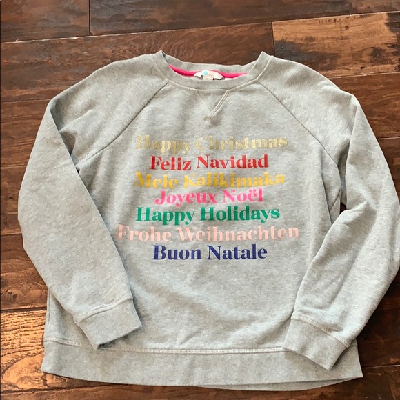 Boden Christmas Sweatshirt Size Medium 